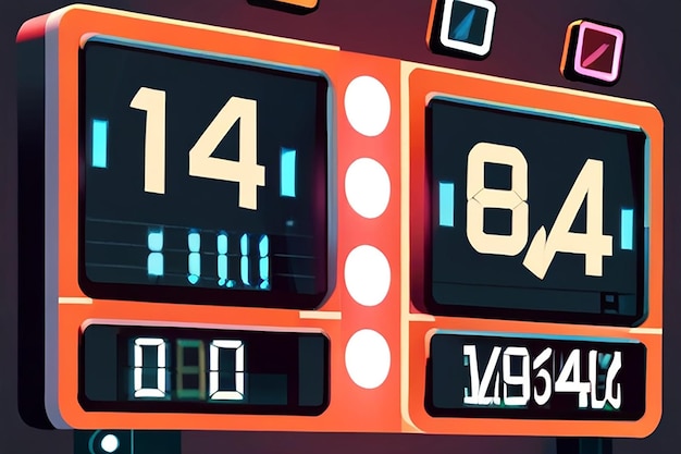 Retro chiptune music creation